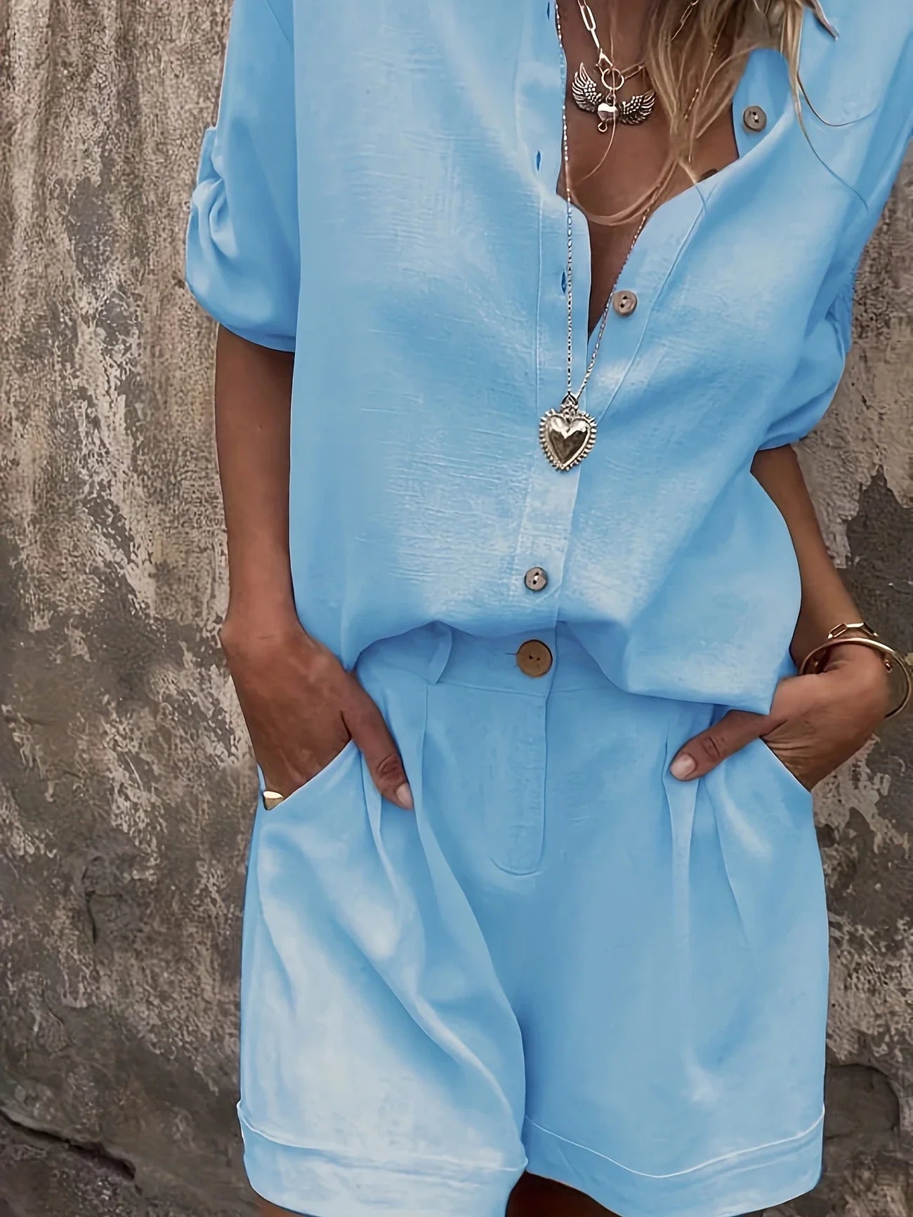 Stylisches zweiteiliges Sommer-Set für Damen