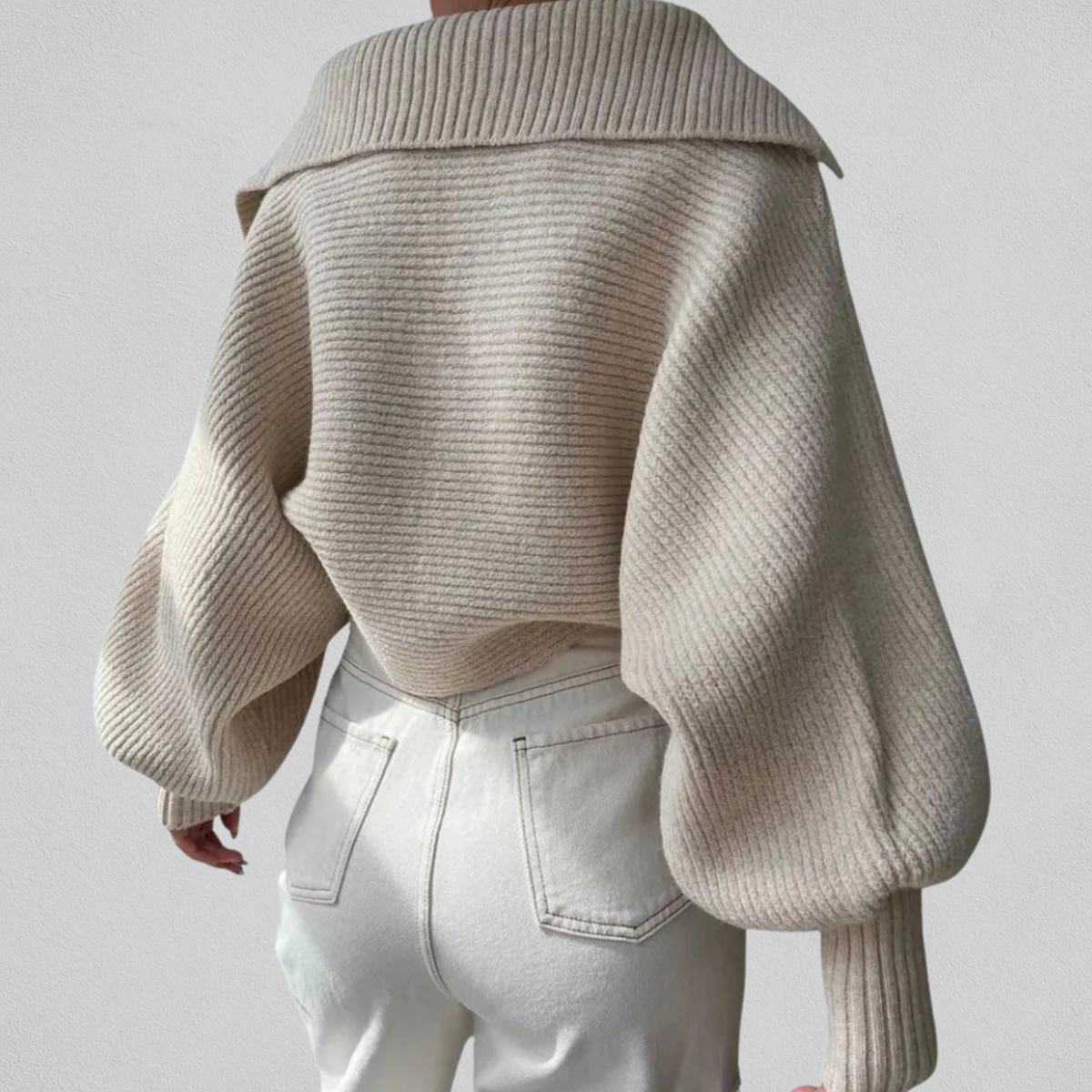 Bequemer Damenpullover für Alltag und Freizeit, Vorderansicht