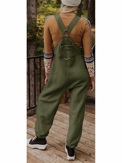 Helena™ Women's Thermal Fleece Jumpsuit with Zippered Pockets [Last Day Discount] 