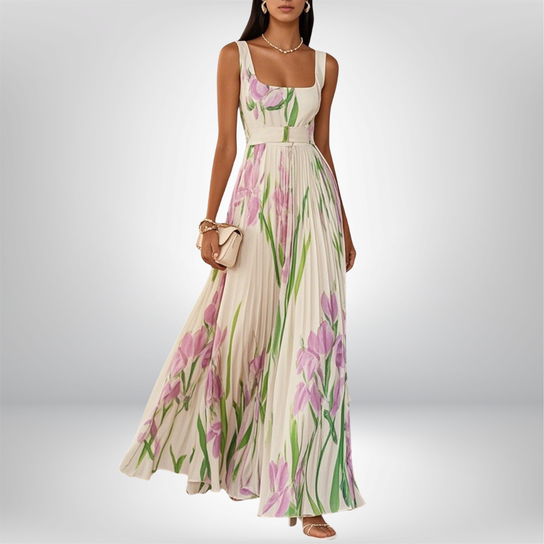 Fließendes Maxikleid aus Chiffon