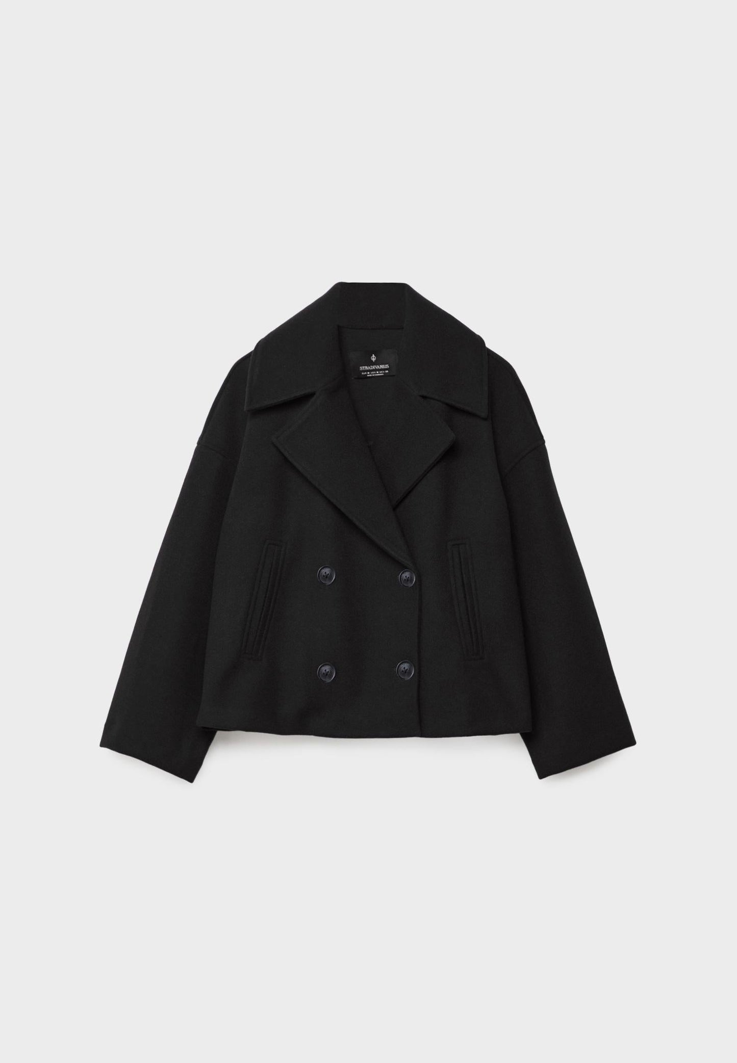 Stylish double-breasted short jacket 