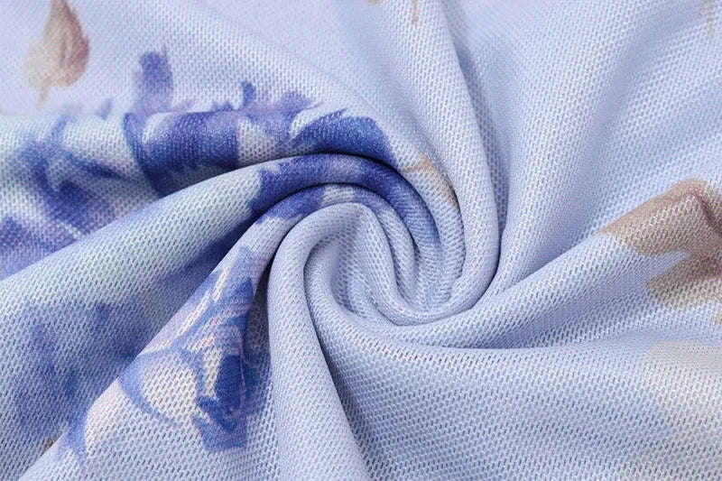 Florales Maxikleid mit tiefem Rückenausschnitt für den Sommer