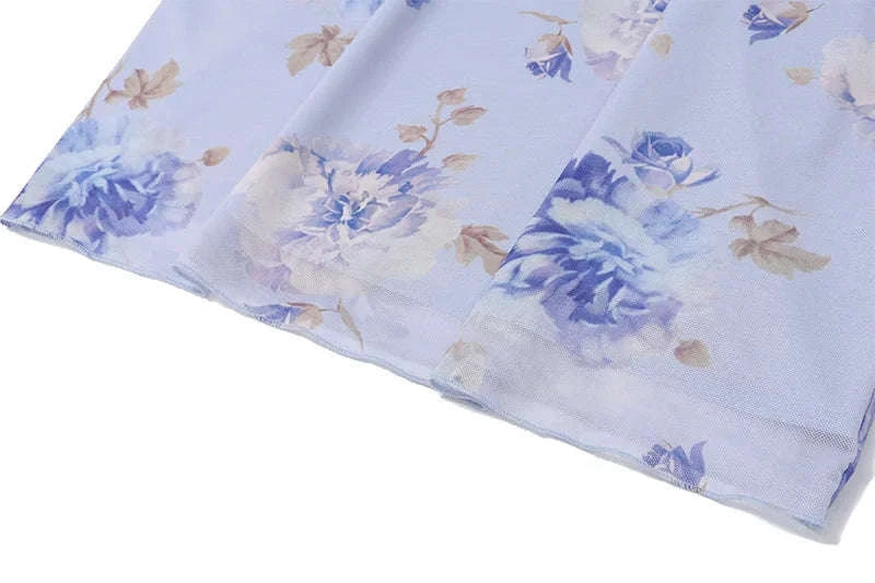 Florales Maxikleid mit tiefem Rückenausschnitt für den Sommer
