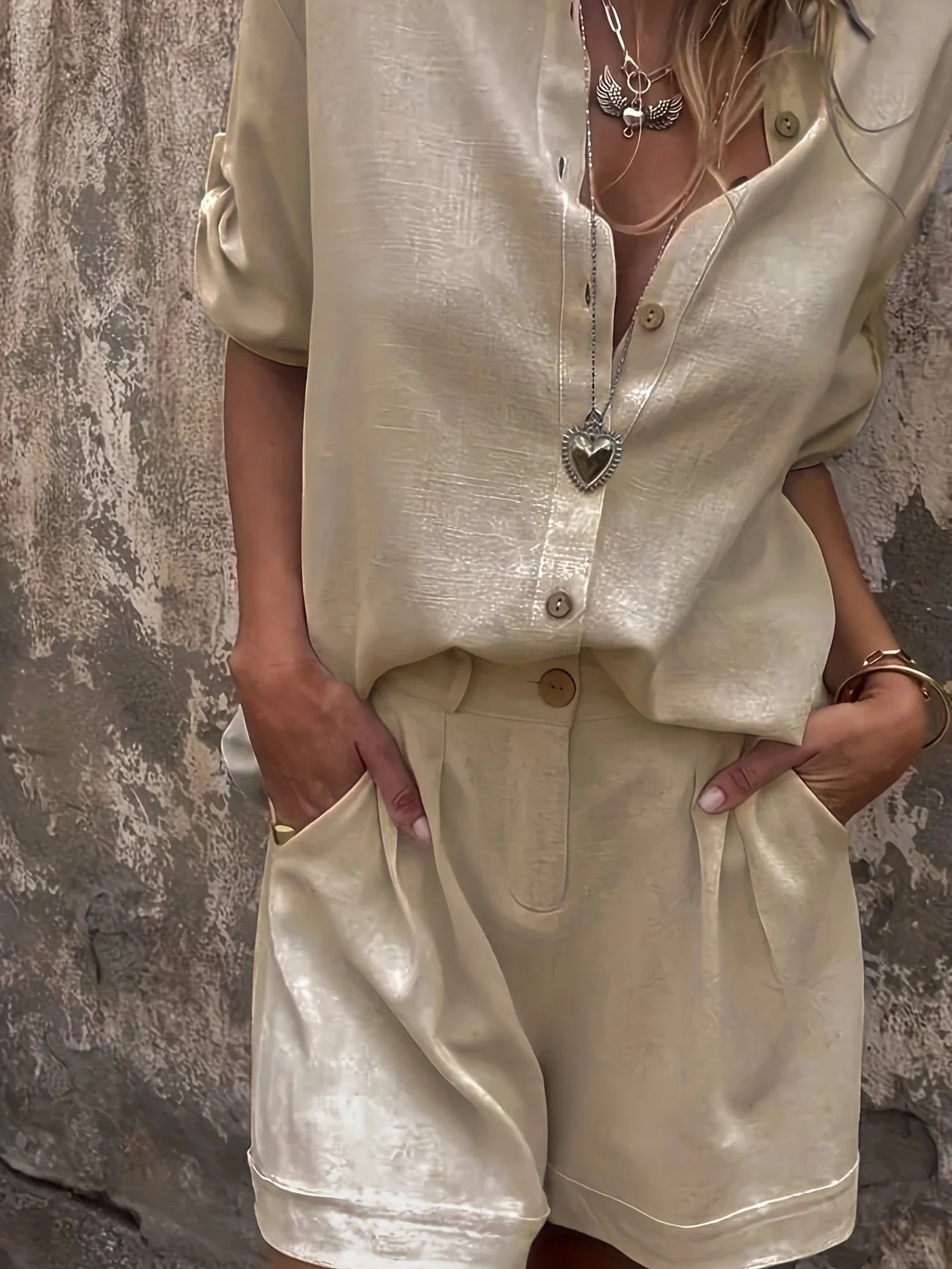 Stylisches zweiteiliges Sommer-Set für Damen
