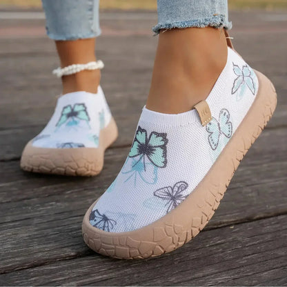 Damen Slip-On Sneaker von oben mit bequemer Passform