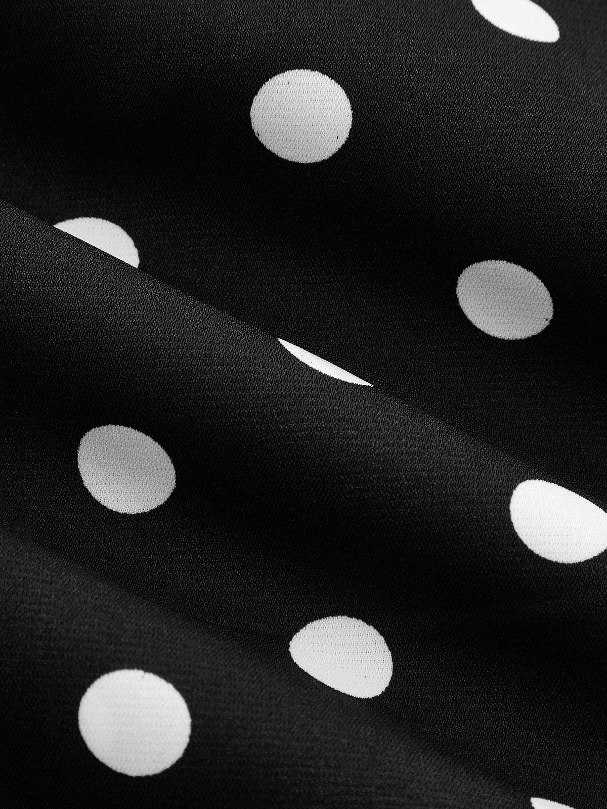 Elegantes Damen-Maxikleid mit Tupfenprint für Alltag und Urlaub
