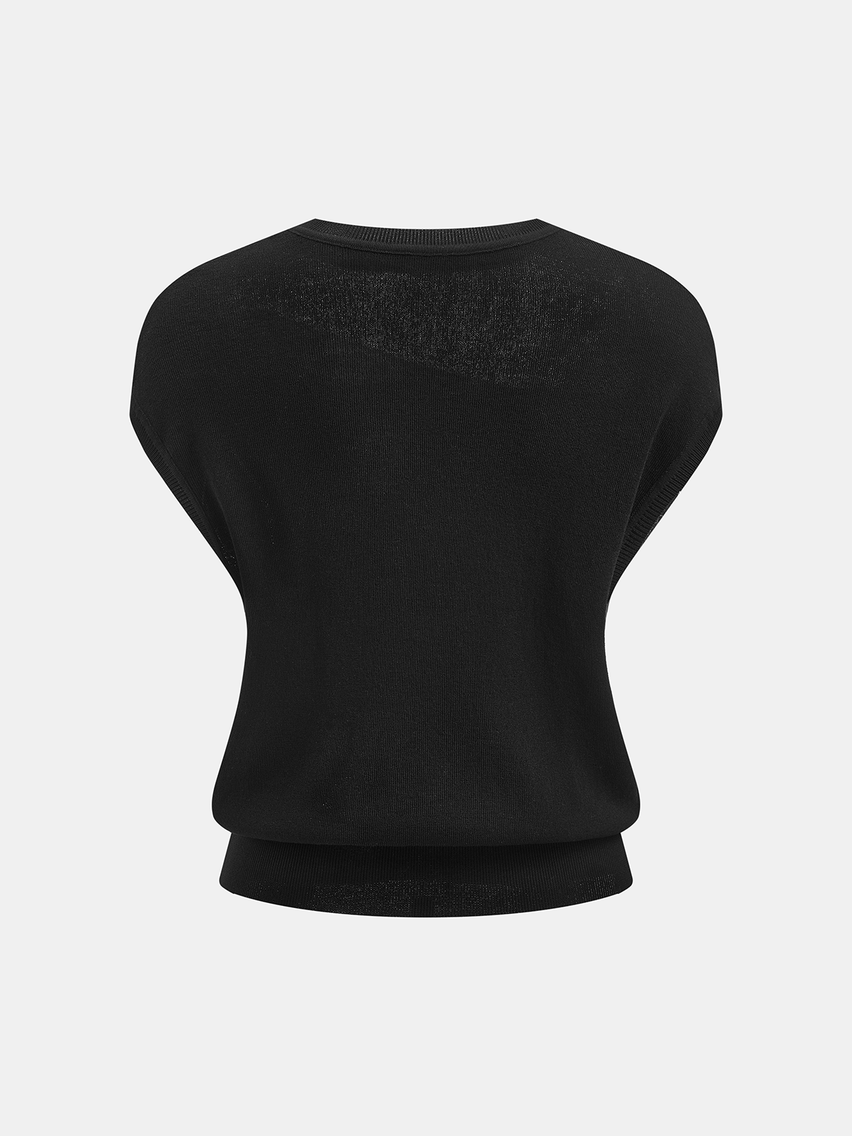 Damen Strickpullover mit asymmetrischer Schulterpartie, Seitenansicht