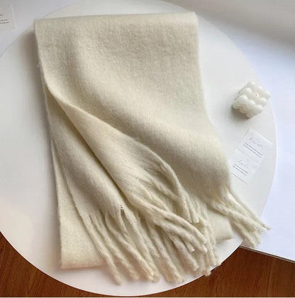 Winterschal Einfarbig 240 Cm
