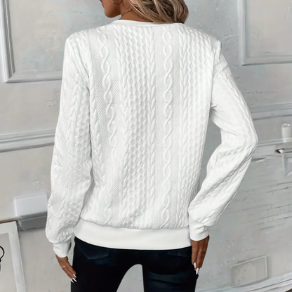 Vielseitiger Damen-Strickpullover mit modernem lockerem Schnitt