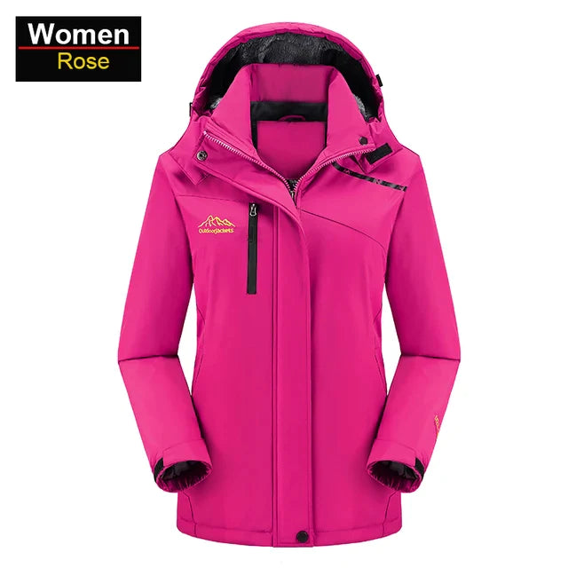 Wasserdichte Jacke mit Fleece
