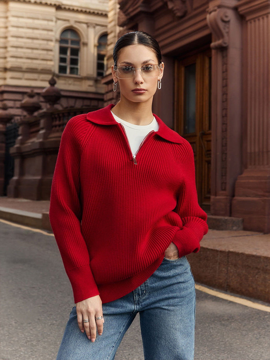 Weicher Feinstrickpullover für Damen in schlichter Gestaltung