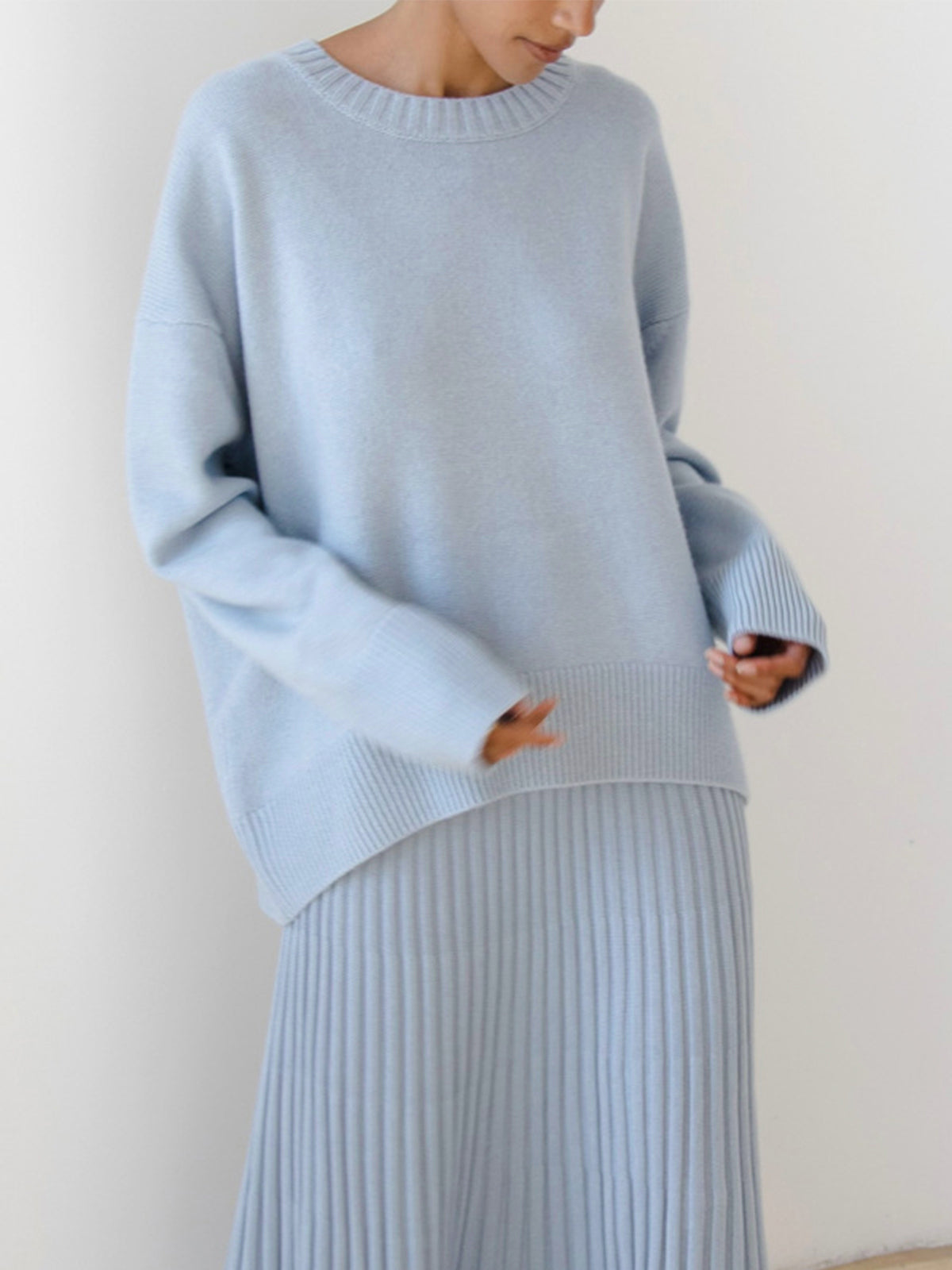Warmer Damen-Strickpullover mit bequemem Schnitt für den Alltag