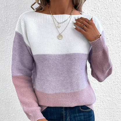 Strickpullover für Damen in einer getragenen Ansicht