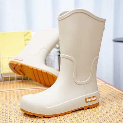 Wasserdichte Damen-Gummistiefel mit griffiger Profillaufsohle