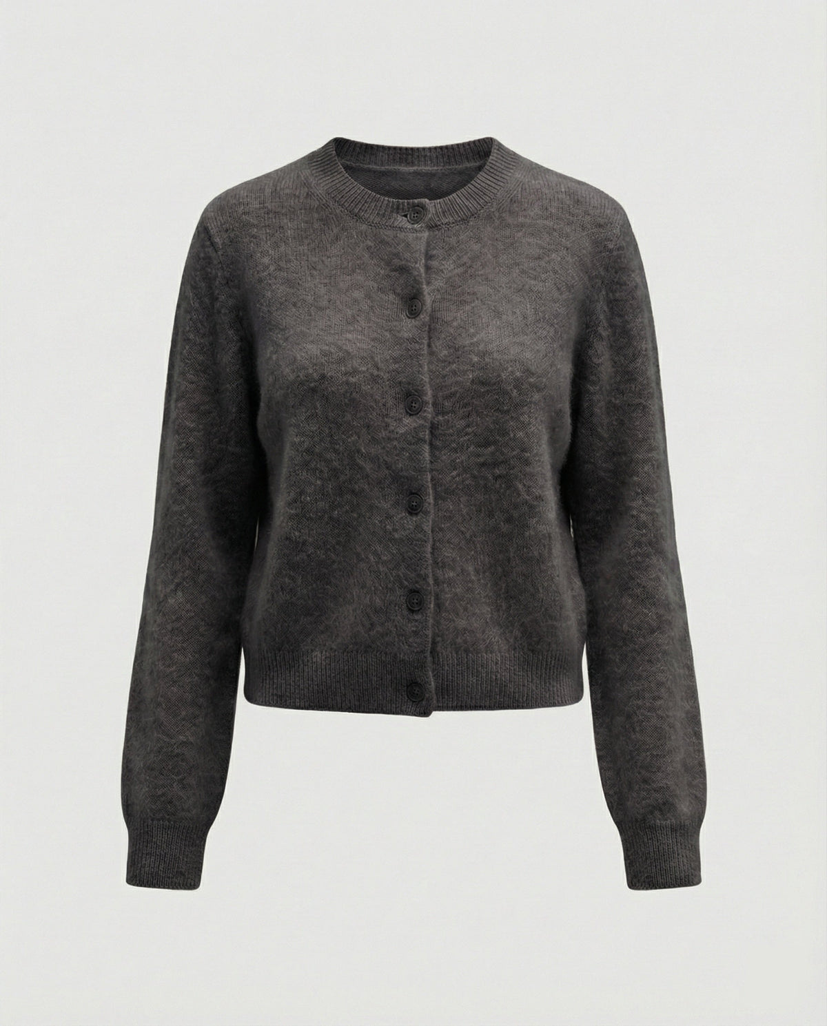 Damen-Cardigan aus Kaschmir mit hochwertiger, flauschiger Oberfläche