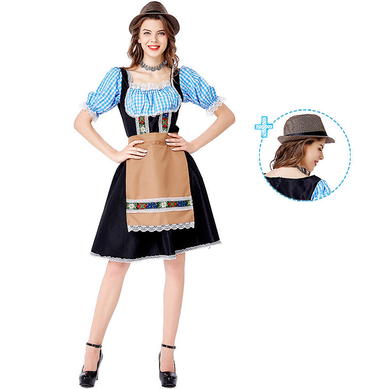 Komplettes Oktoberfest-Outfit für Damen im traditionellen Dirndlstil