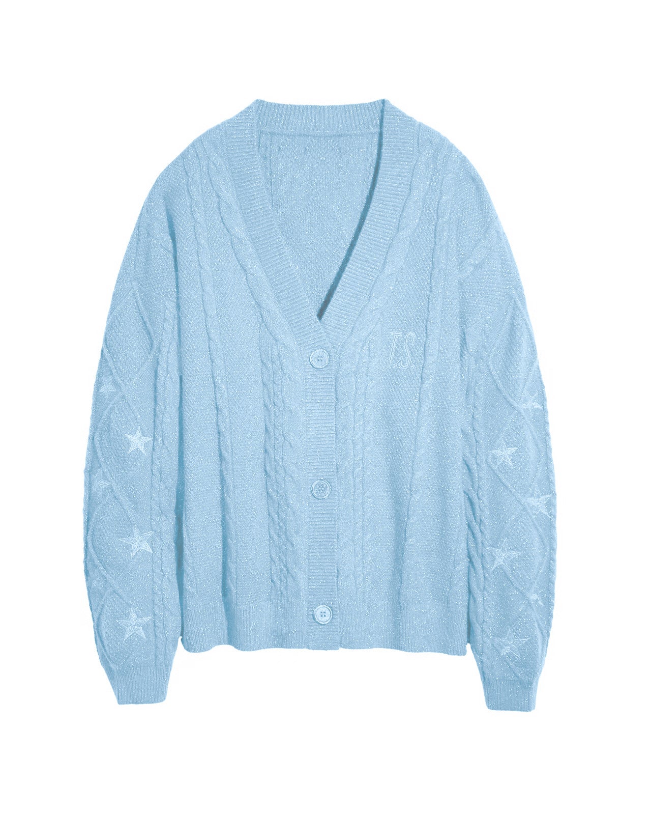Damen Oversize Cardigan Mit Zopfmuster Und V Ausschnitt