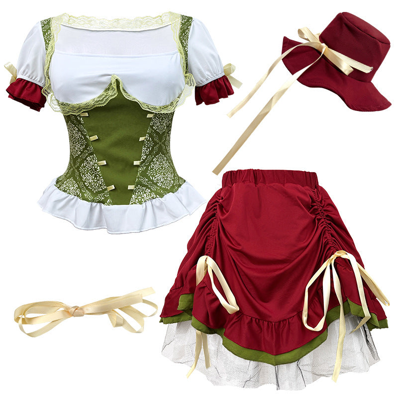 Komplettes Damen-Trachtenkleid für Volksfeste und besondere Anlässe