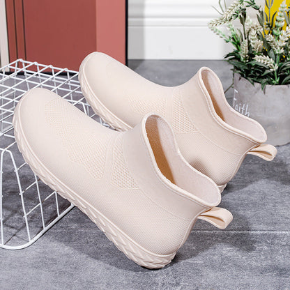 Damen-Gummistiefel mit flexiblem Schaft und rutschfester Sohle