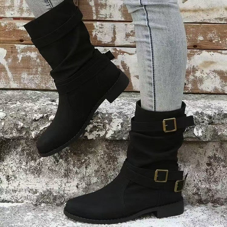 Damenstiefel mit weichem Schaft für bequemen Tragekomfort