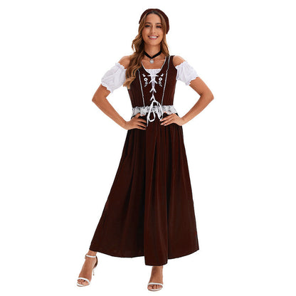 Trachtenkleid für Damen mit elegantem Spitzenbund