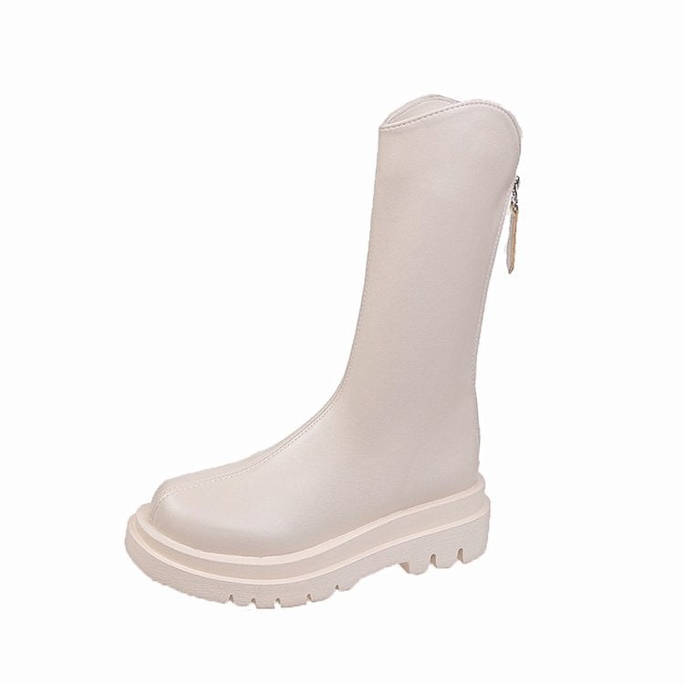 Damen Gummistiefel Mit Hohem Schaft Und Rutschfester Sohle