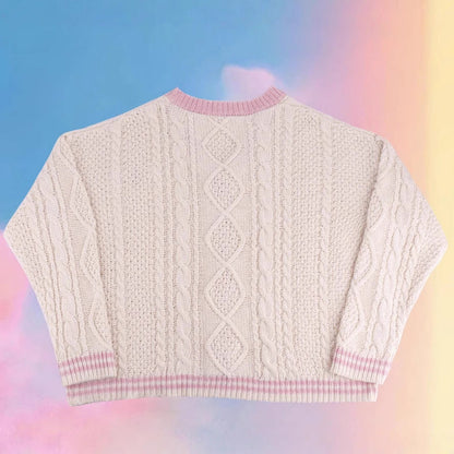 Feinstrick-Cardigan für Damen mit strukturiertem Zopfmuster