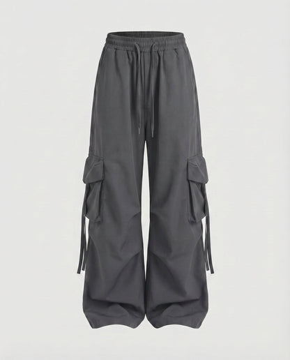Damen Baggy Cargohose Mit Tiefem Schritt