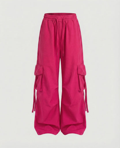 Damen Baggy Cargohose Mit Tiefem Schritt