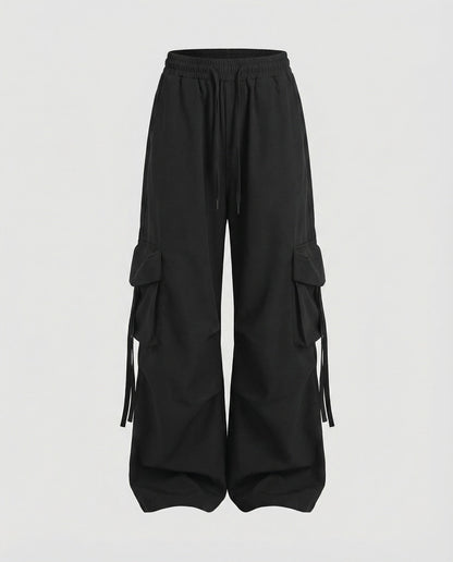 Damen Baggy Cargohose Mit Tiefem Schritt