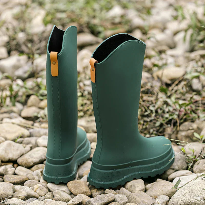 Damen-Gummistiefel als wetterfeste Schuhe für Outdoor-Aktivitäten