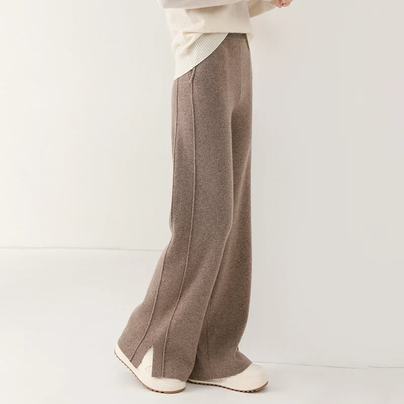 Damen Sweatpants Aus Merinowolle Mit Geradem Bein