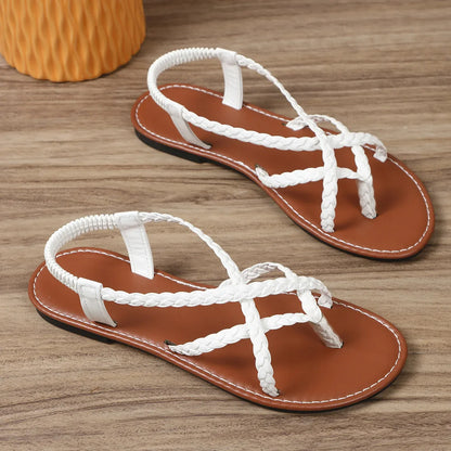 Flache Sommersandalen für Frauen