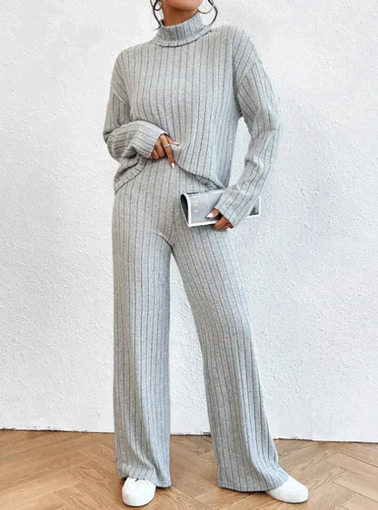 Strickhose und Rollkragenpullover für Frauen
