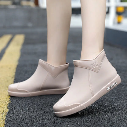 Bequeme Damen-Gummistiefeletten für Alltag und Outdoor-Aktivitäten