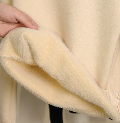 Alpaka-Pullover mit Rollkragen