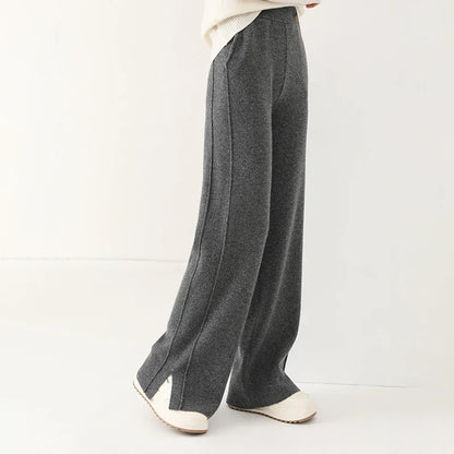 Damen Sweatpants Aus Merinowolle Mit Geradem Bein