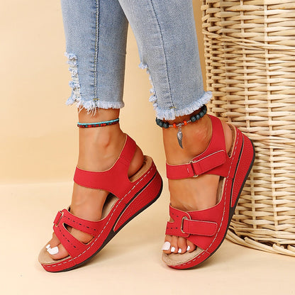 Damen Sandalen Mit Verstellbarem Riemen Und Rutschfester Sohle