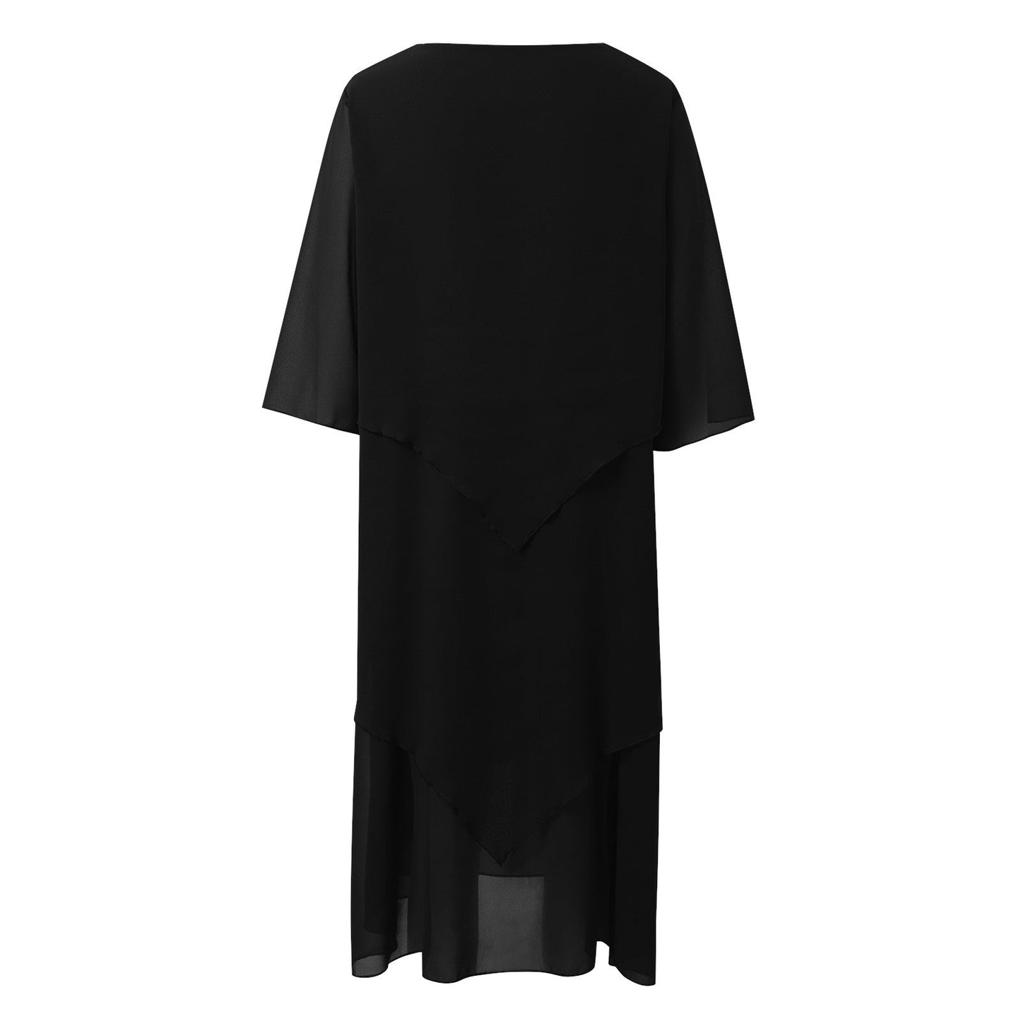 Elegantes Chiffonkleid mit Lagenlook