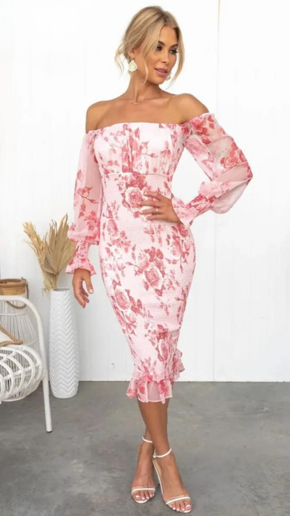 Luxe Midi-Kleid für Damen