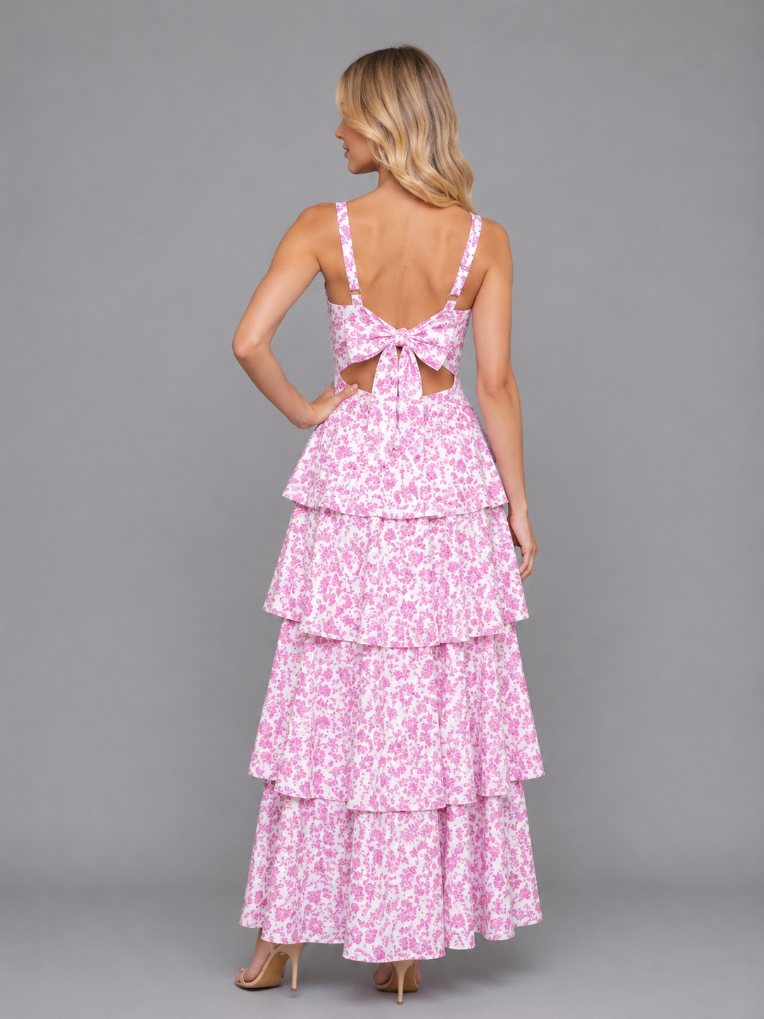 Damen Maxikleid mit luftigem Schnitt für sommerliche Anlässe