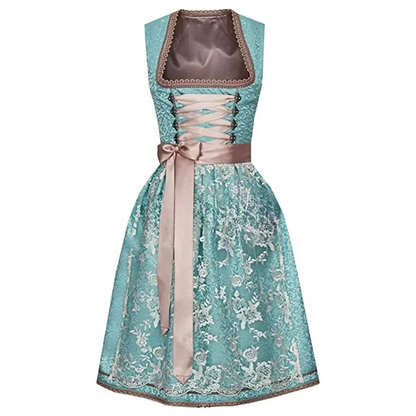 Damen-Dirndl in detailreicher Ansicht mit festlichem Trachtenstil