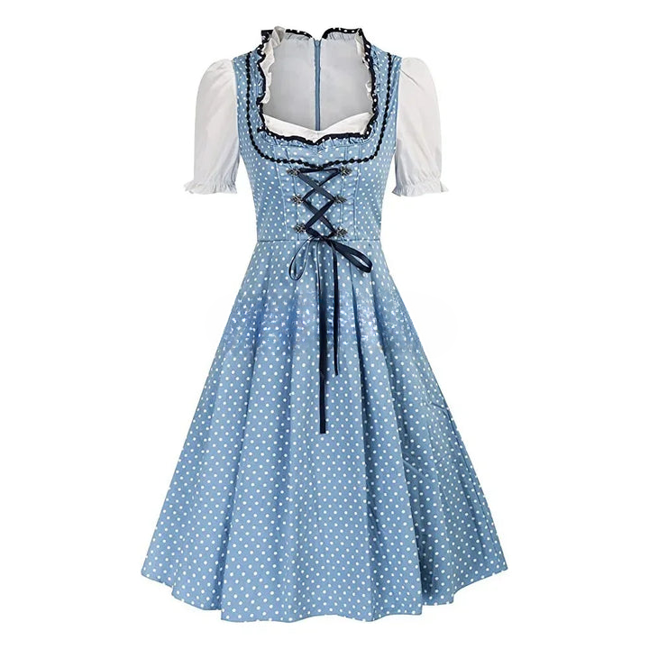 Damen-Dirndl-Kleid als stilvolle Trachtenmode für den Herbst