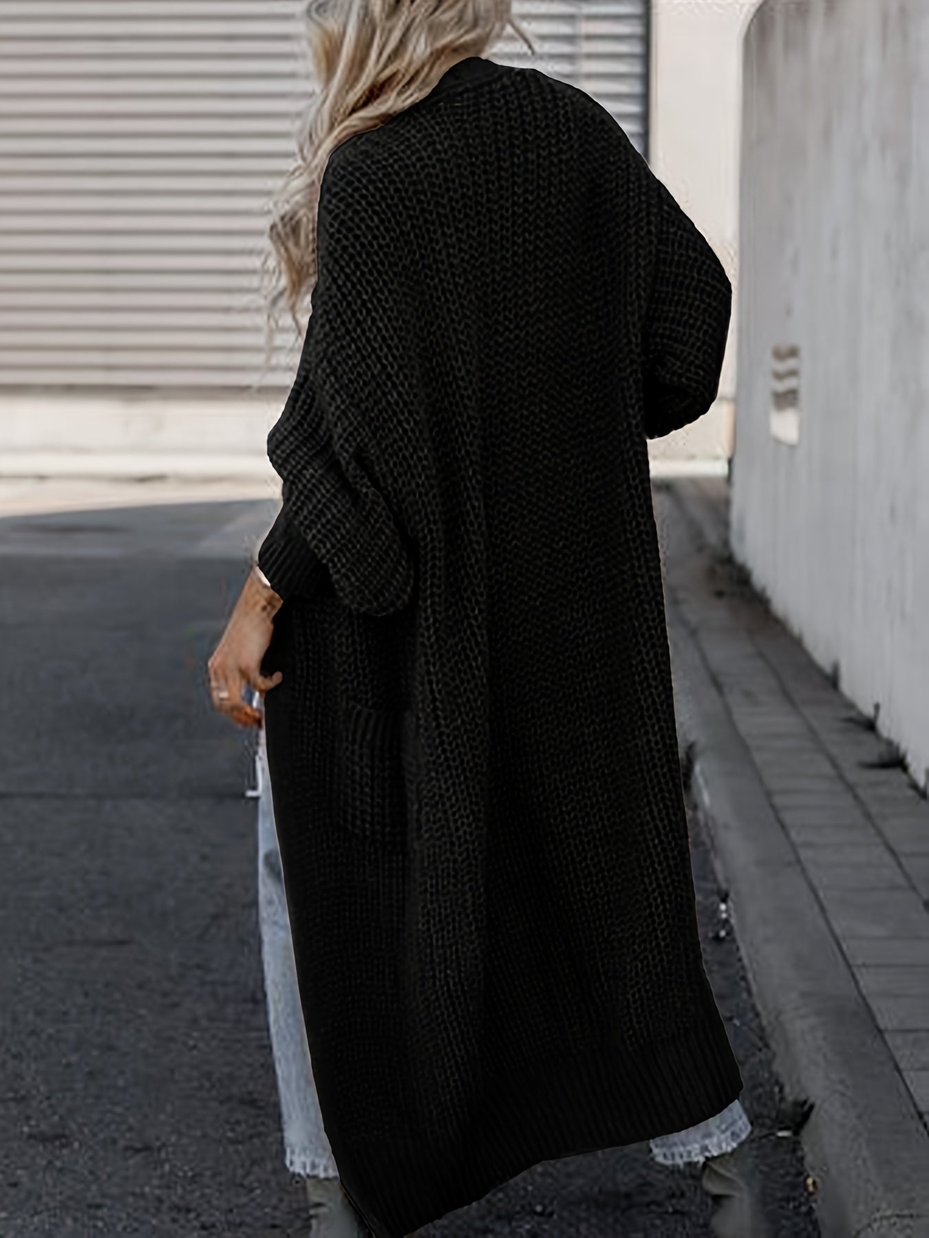 Langer Damen-Cardigan für einen gemütlichen und stilvollen Look