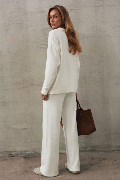 Pullover-Set mit Polo-Kragen für einen bequemen Alltagslook