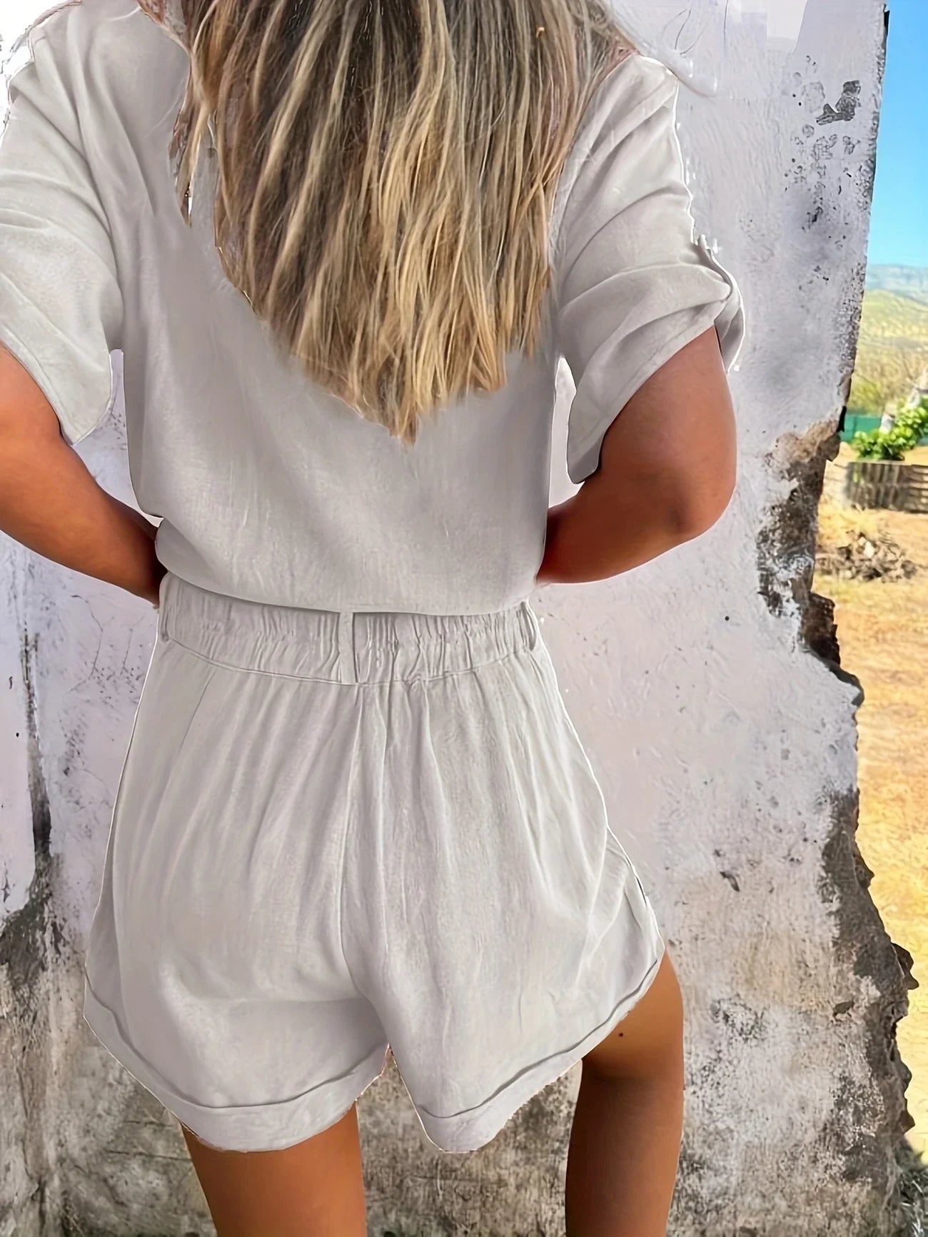 Stylisches zweiteiliges Sommer-Set für Damen