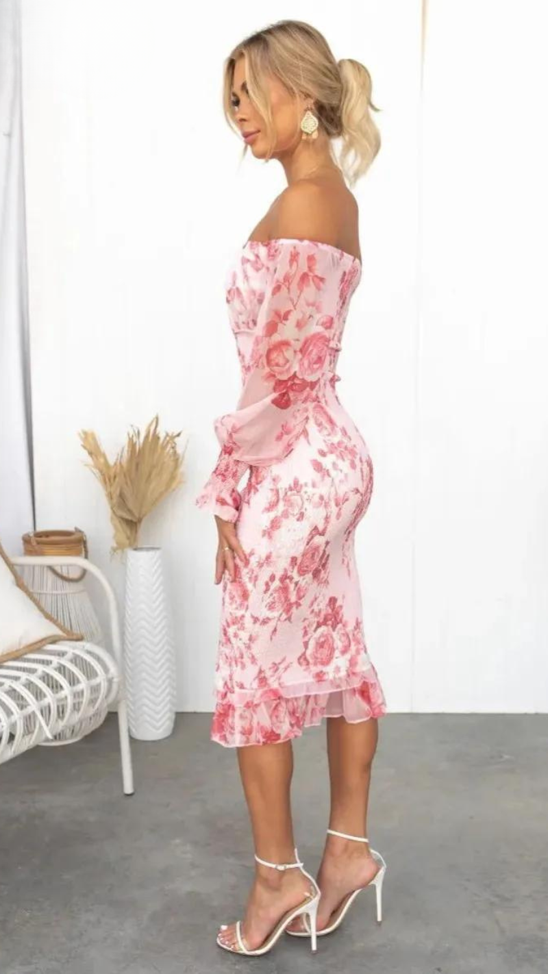 Luxe Midi-Kleid für Damen