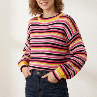 Oversize-Strickpullover für Damen in entspannter Passform und lässigem Stil