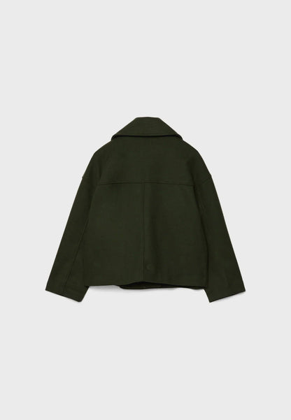 Stylish double-breasted short jacket 
