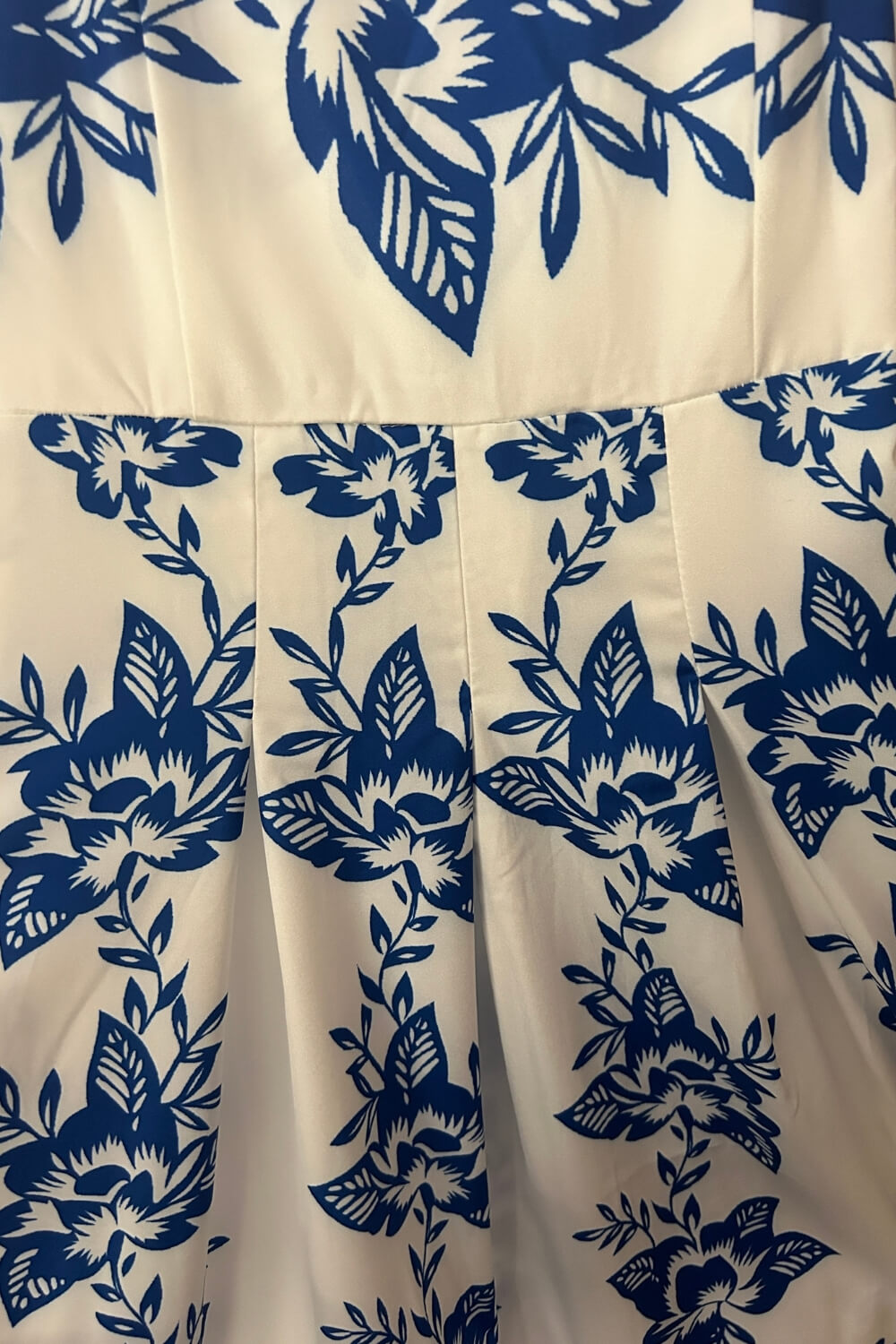 Polyester Spaghetti-Träger Midikleid Blau
